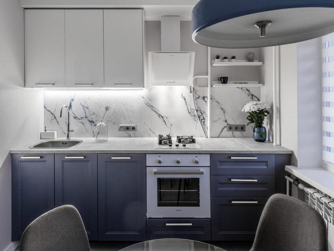 Kis panellakás modern felújítása a terek átalakítása nélkül, 34m2-en