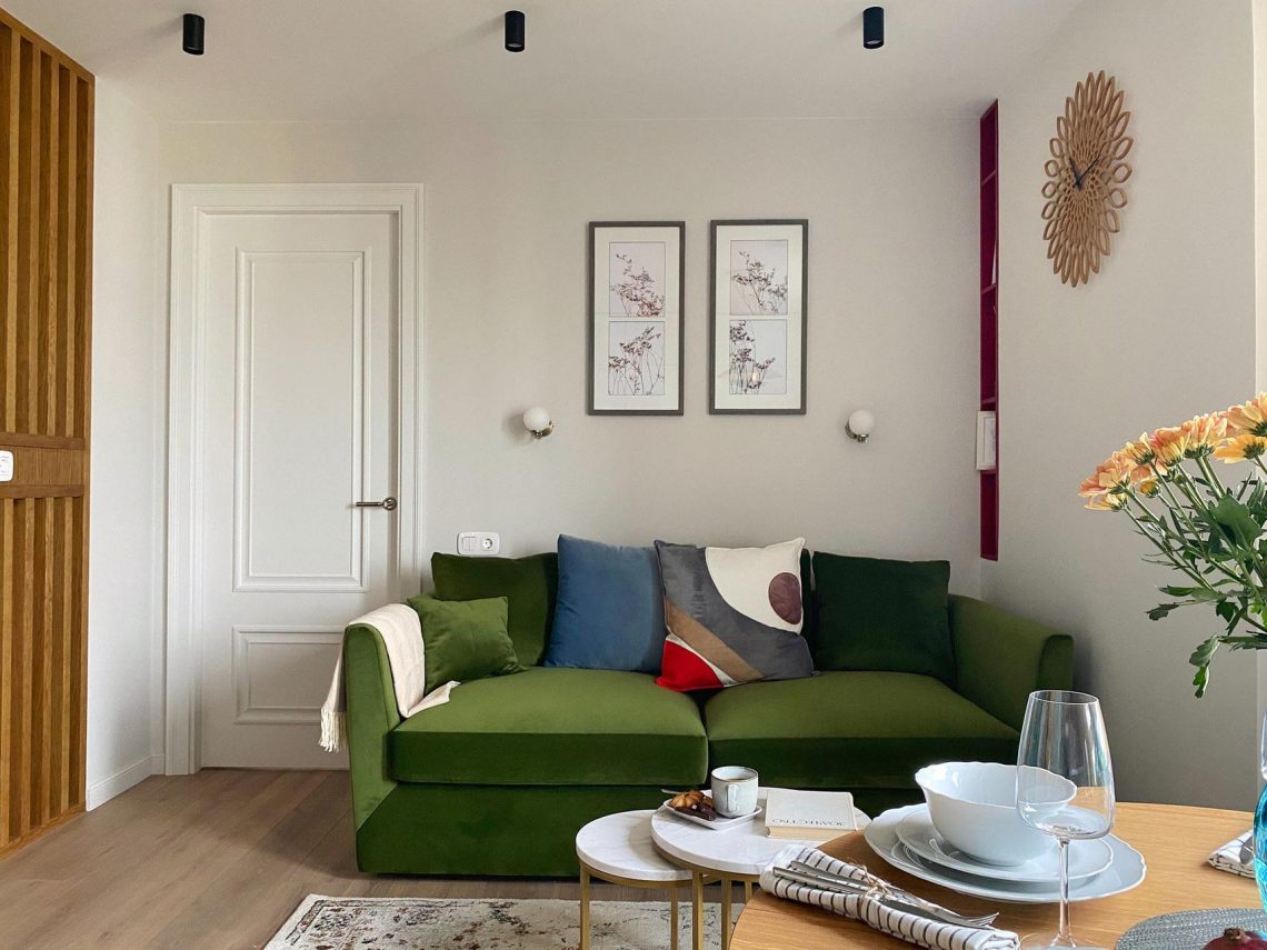 Anya és lánya 56m2-en, gyerekszobával – okosan kihasznált terek kisebb alapterületen