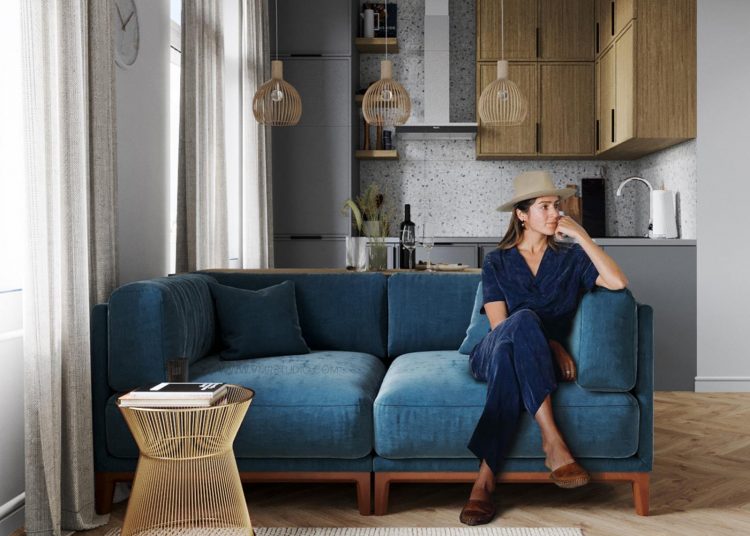 Hogyan alakított ki fiatal hölgy ügyfelének praktikus és hangulatos kis 33m-es otthont a lakberendező