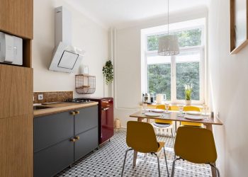 IKEA és régi bútorok együtt egy nagyon egyszerűen és hangulatosan berendezett 34m2-es lakásban