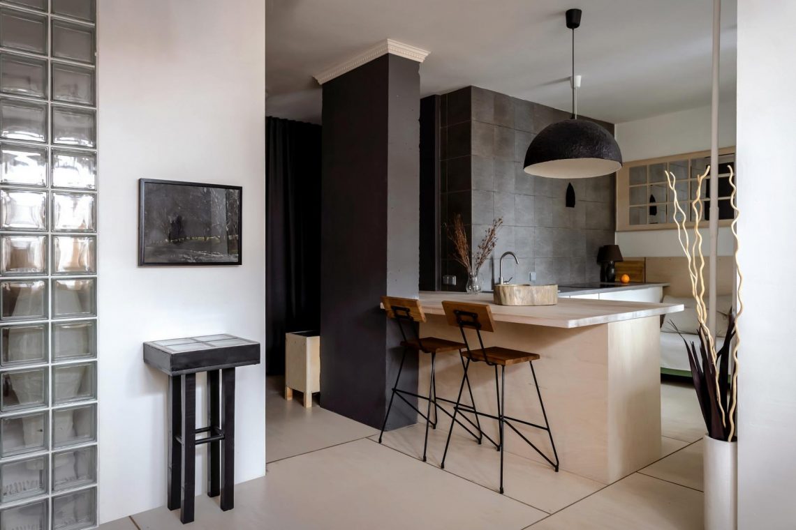 Modern otthon, ajándék a lakberendező hölgy édesanyjának - 44m2-es öko-stúdiólakás