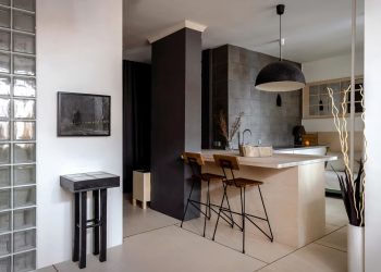 Modern otthon, ajándék a lakberendező hölgy édesanyjának - 44m2-es öko-stúdiólakás