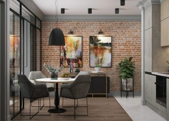 Válaszfalak nélkül átvett 46m2-ből modern kétszobás lakás - üveg térelválasztó elemek fiatal pár új otthonában