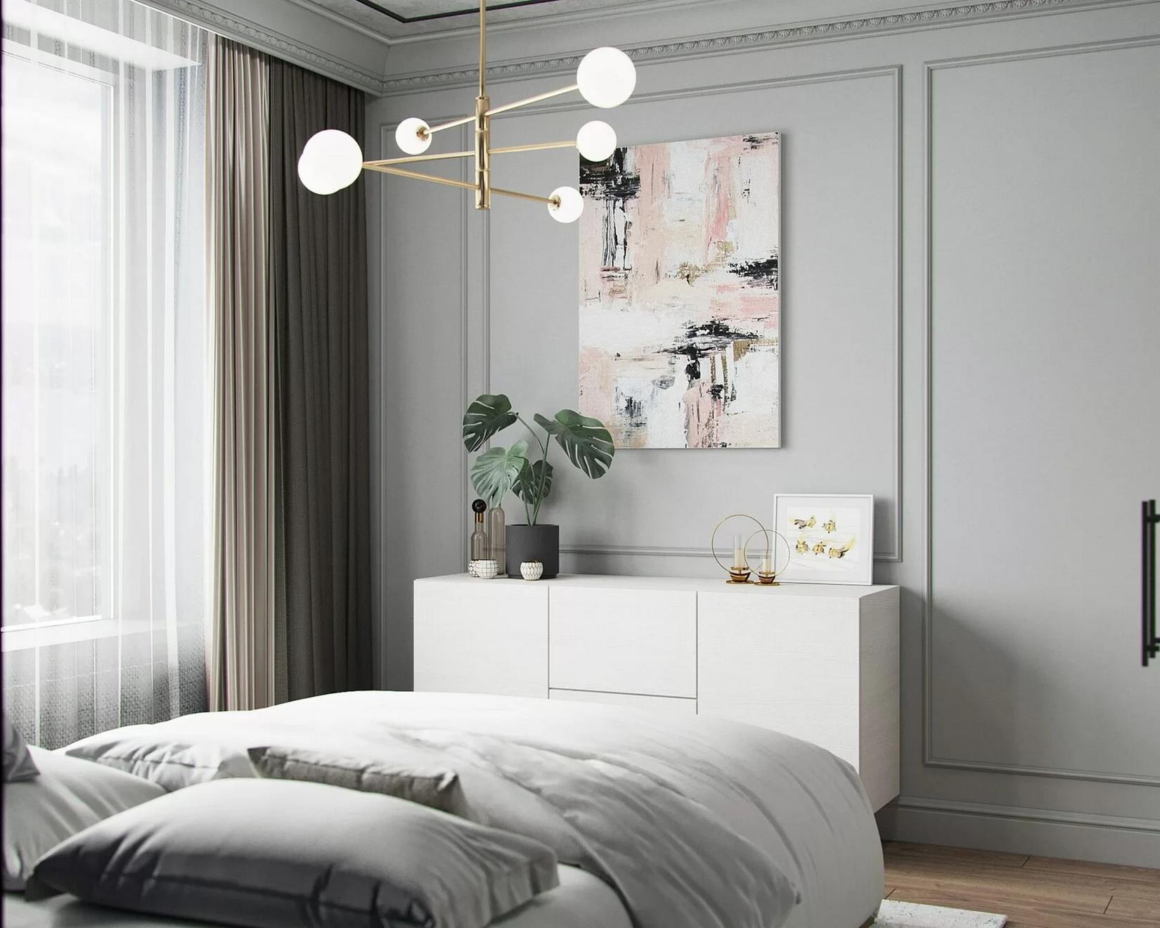 Válaszfalak nélkül átvett 46m2-ből modern kétszobás lakás - üveg térelválasztó elemek fiatal pár új otthonában Válaszfalak nélkül átvett 46m2-ből modern kétszobás lakás - üveg térelválasztó elemek fiatal pár új otthonában