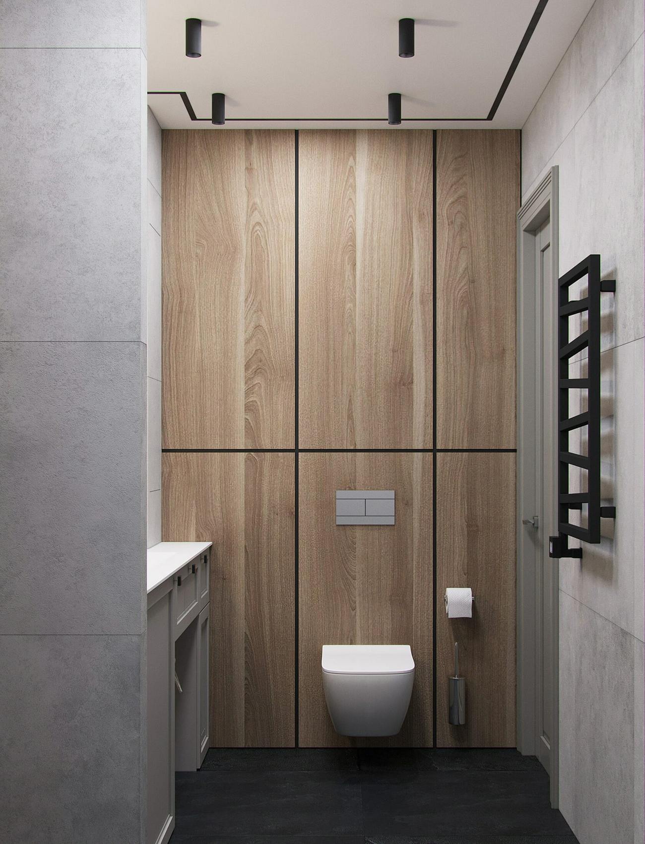 Válaszfalak nélkül átvett 46m2-ből modern kétszobás lakás - üveg térelválasztó elemek fiatal pár új otthonában Válaszfalak nélkül átvett 46m2-ből modern kétszobás lakás - üveg térelválasztó elemek fiatal pár új otthonában