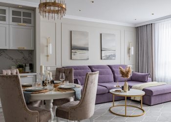 Visszafogott, otthonos elegancia négyszobás lakásban - modern klasszikus lakberendezés 94m2-en