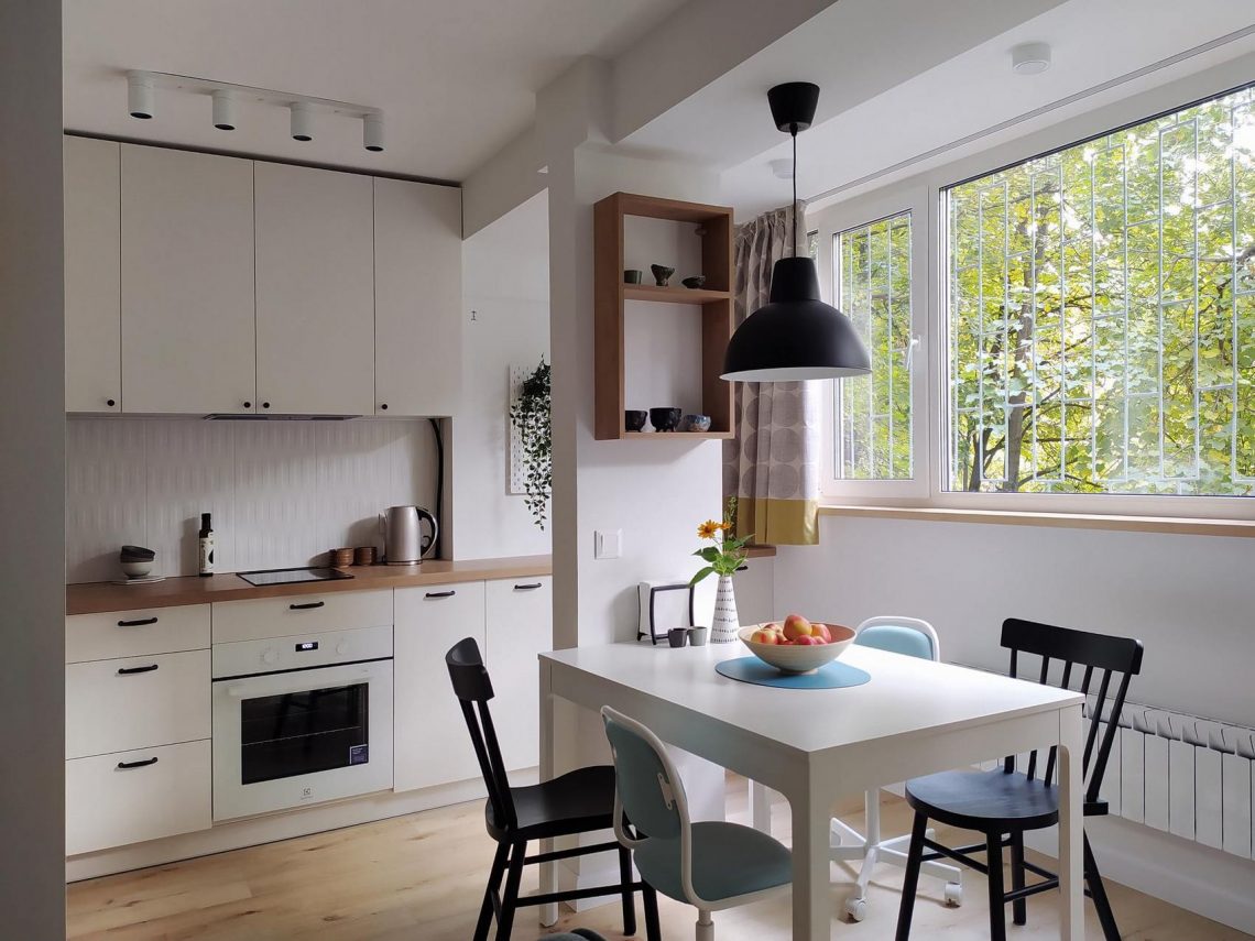 Előtte - utána: anyuka két gyermekkel szépen felújított kis lakásban, mini otthon 28m2-en