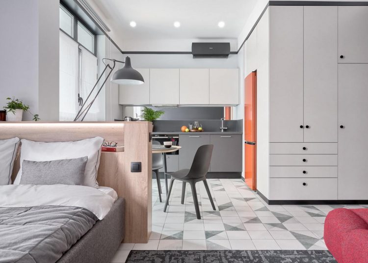 Modern, funkcionális elosztás 31m2-en - kompakt, ergonomikus berendezés, mely mutatós is egyben