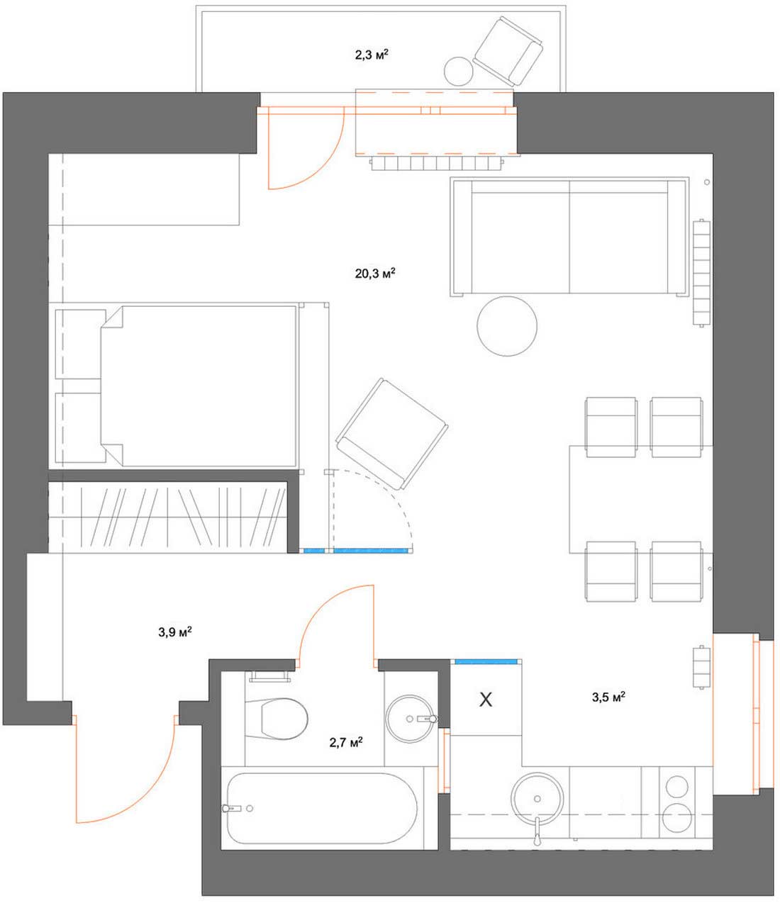 Kis lakás fantasztikus átalakulása - sok érdekes részlet fiatal hölgy 33m2-es otthonában