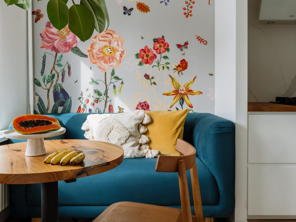 Mediterrán elemek, skandináv stílus és funkcionalitás 32m2-en