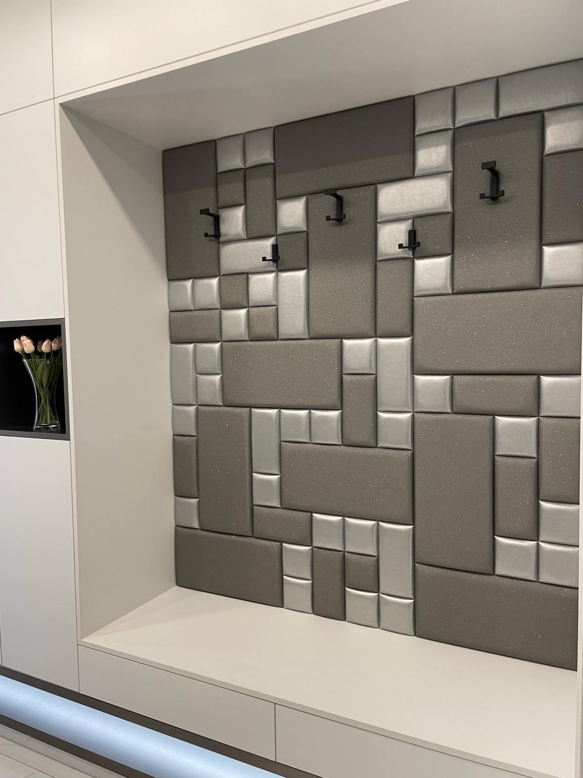 Előszobafal dekoráció falpanelekkel