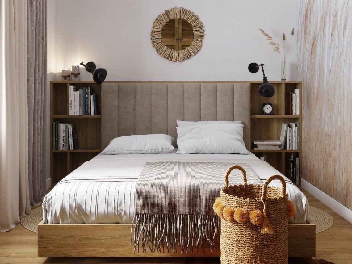 Modern vidéki ház 74m2-es alapterülettel, természetes anyagokkal, otthonos skandináv stílusban berendezve