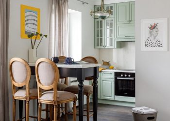 Egyedül élő hölgy kényelmes, 48m2-es otthona, egyszobás lakás elegáns, letisztult lakberendezéssel