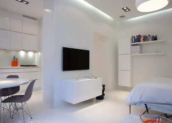 Hogyan alakítsunk ki rendezett, modern, letisztult életteret kis lakásban - 36m2, egy szobával