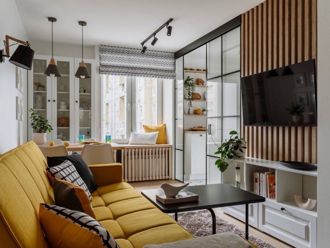 Lerobbant 57m2-es lakás látványos átalakulása, háromfős család felújított otthona