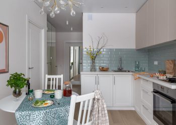 Olcsó lakásfelújítás és új berendezés ízlésesen, fiatal pár 38m2-es, egyszobás otthonában