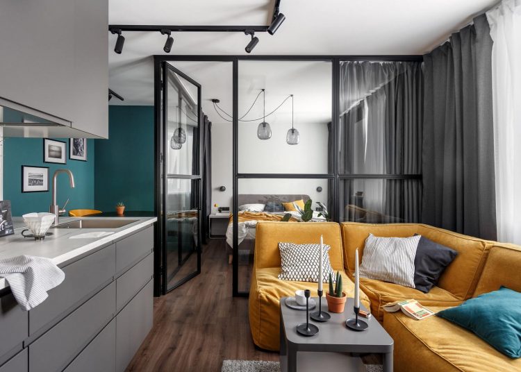 Tökéletesen kihasznált 39m2, kis lakás, mely nagyobbnak tűnik az ügyes megoldásoknak köszönhetően