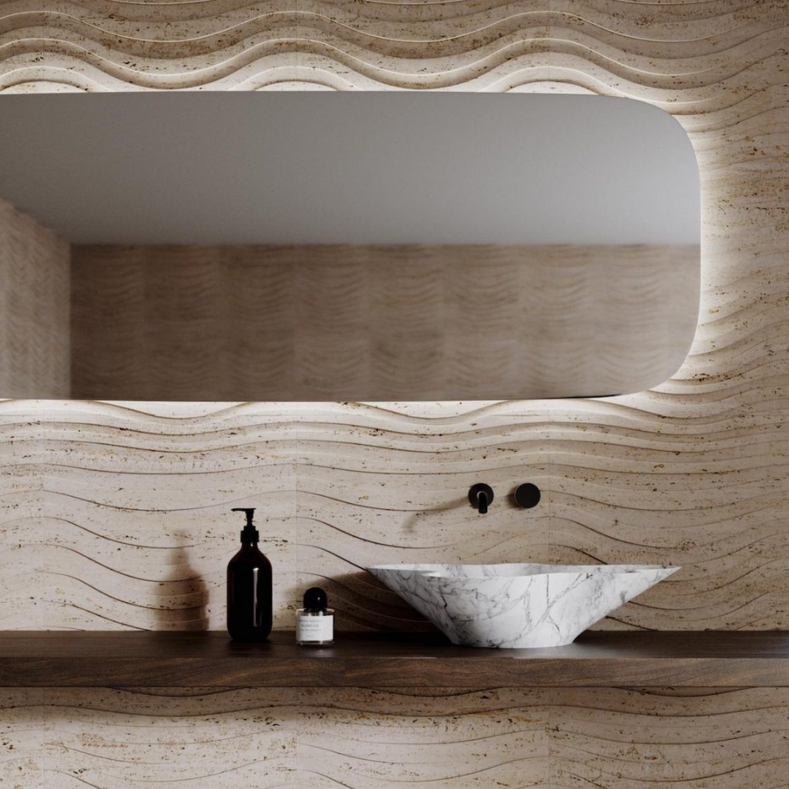 Mészkő burkolat trendek - Travertine