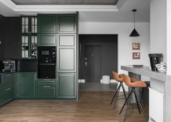 Egyedi és különleges: modern klasszikus lakberendezés 54m2-en