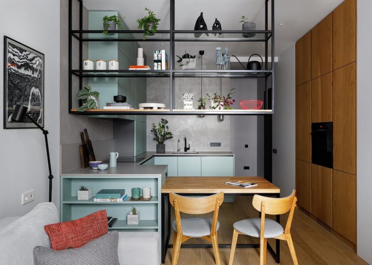 Fiatal pár - grafikus és programozó - 45m2-es otthona modern elemekkel, szokatlan megoldásokkal