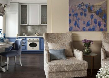 65m2 lakás átalakítása egy ötemeletes téglaházban - középkorú házaspár és egyetemista lányuk otthona