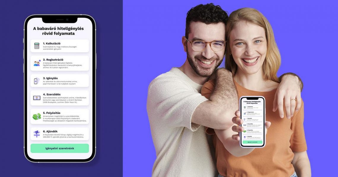 Gránit Babaváró Hitel – otthonról, online VideóBankon keresztül
