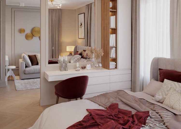 Könnyű és világos, púderes enteriőr - sebész doktornő szép otthona 45m2-en