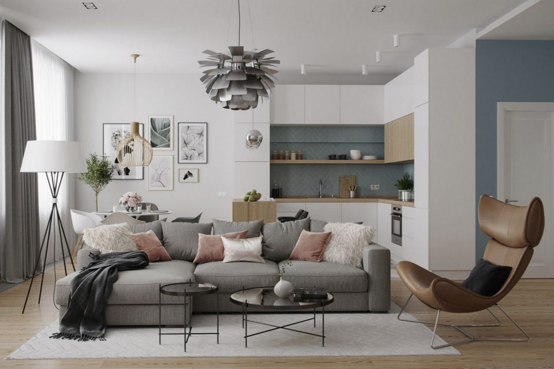 Nappali konyha, étkező egyben - amerikai konyhás nappali ötletek, előnyök és hátrányok