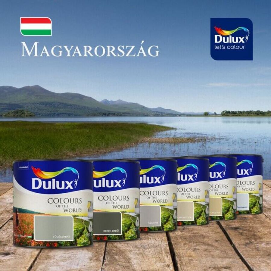 A Nagyvilág Színei a Dulux egyik legnépszerűbb beltéri falfesték termékcsaládja
