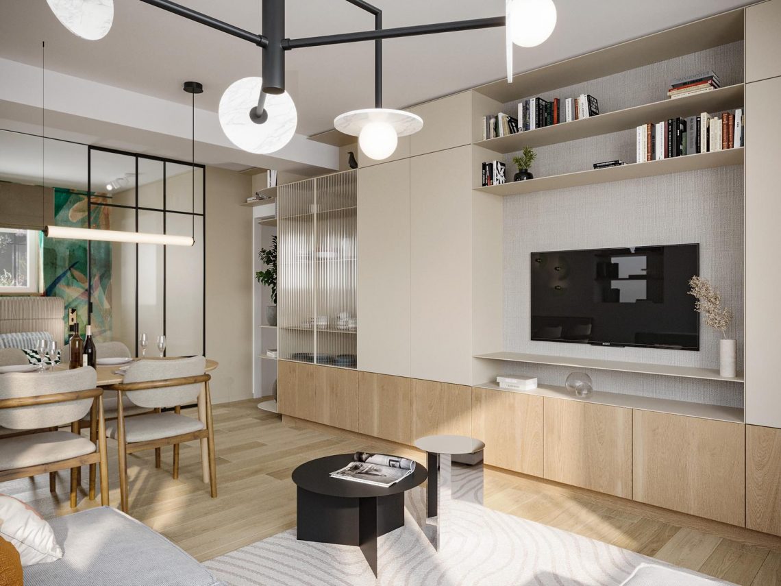 Kertkapcsolatos lakás egy társasház földszintjén, a Gellért-hegyen - 80m2