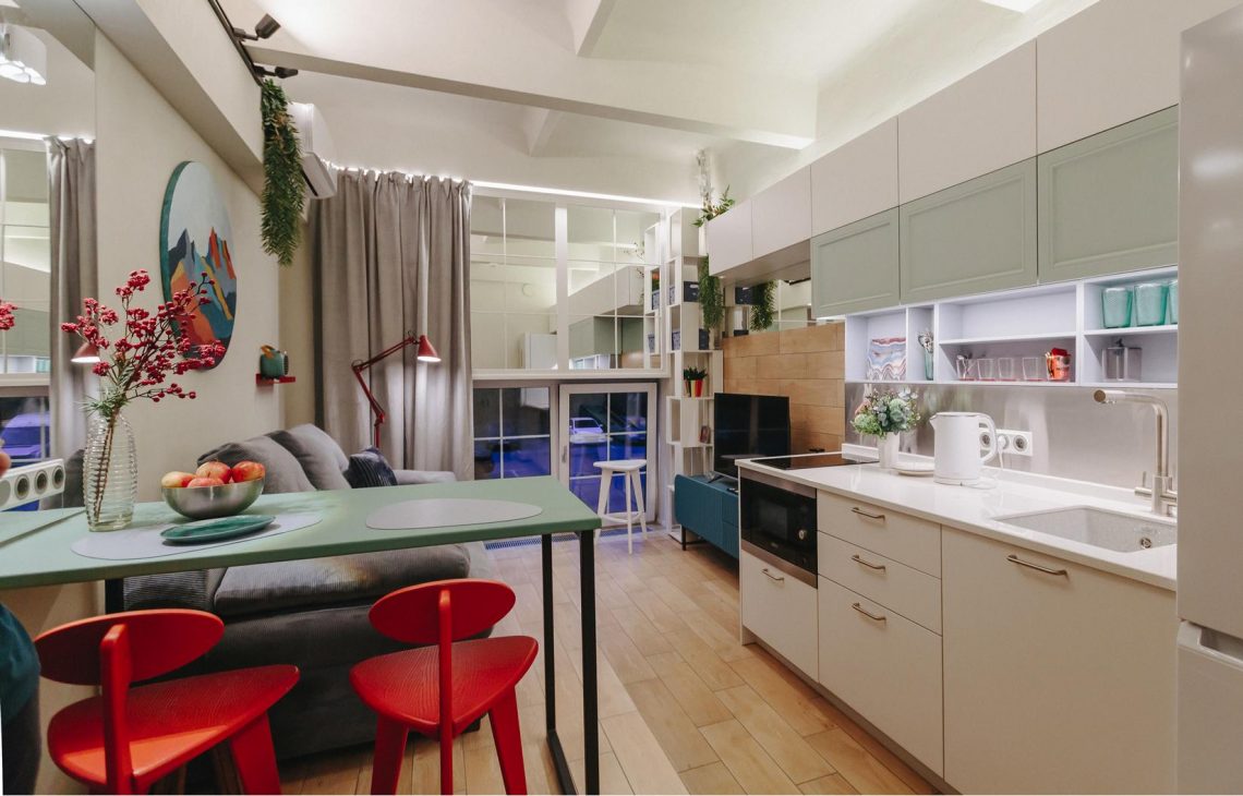 Mikrolakás okosan berendezve, 20m2