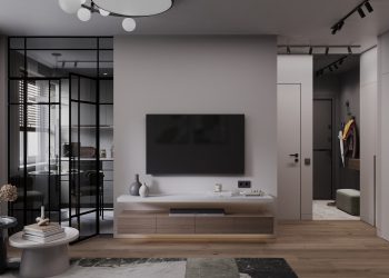 Nem akart élénk dekorációt a fiatal pár - nyugodt színek, átalakított tér 42m2-en