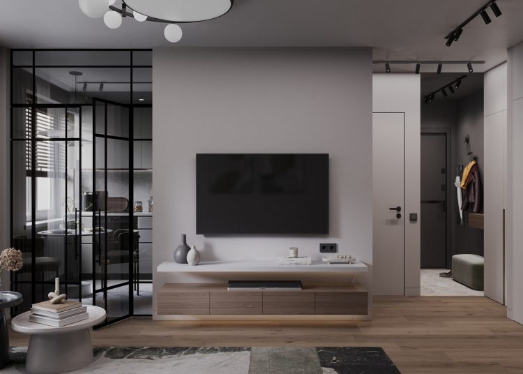 Nem akart élénk dekorációt a fiatal pár - nyugodt színek, átalakított tér 42m2-en