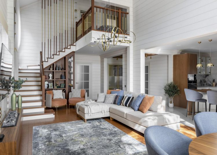 Otthonos, elegáns berendezés egy kényelmes családi házban - kétszintes faház, 205m2