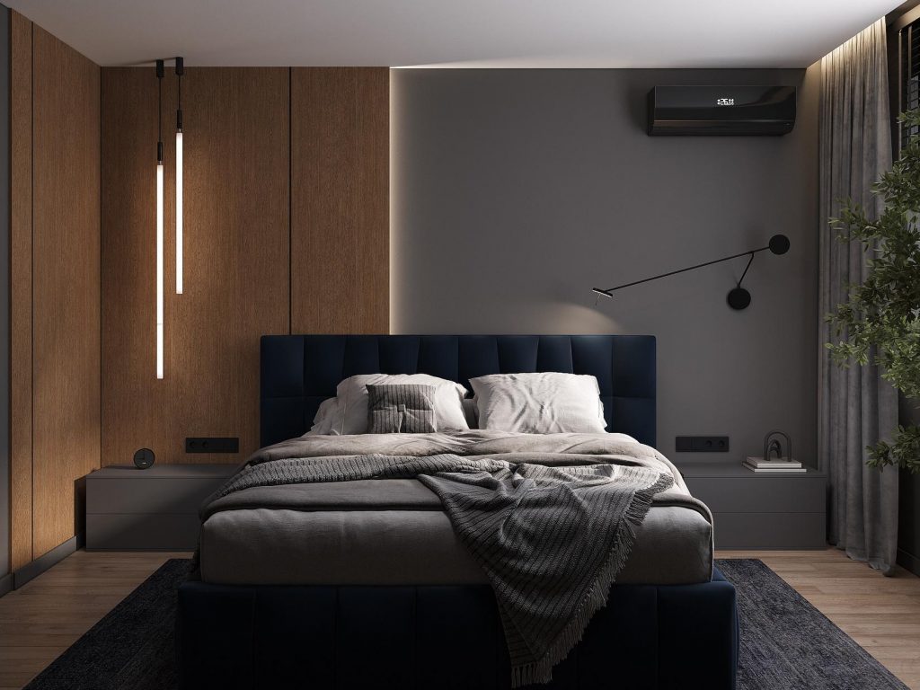 Hogyan lehet a sötétszürke szín tökéletes választás egy modern stílusban berendezett lakásban - ötletek