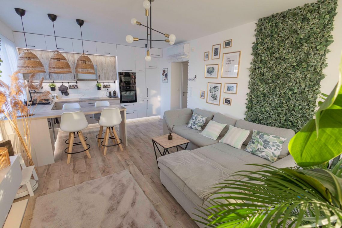 Olvasónk 67m2-es, háromszobás otthona saját ötletekkel kialakítva a terektől a dekorációig