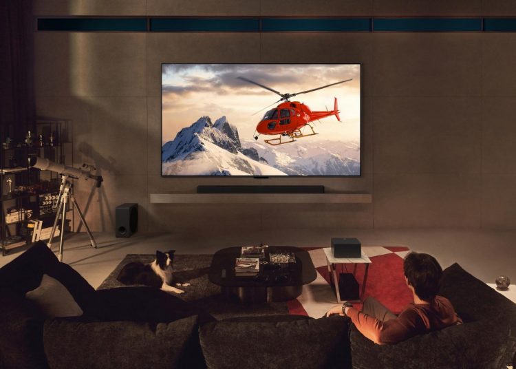 Új, vezeték nélküli LG OLED evo AI M4 televízió