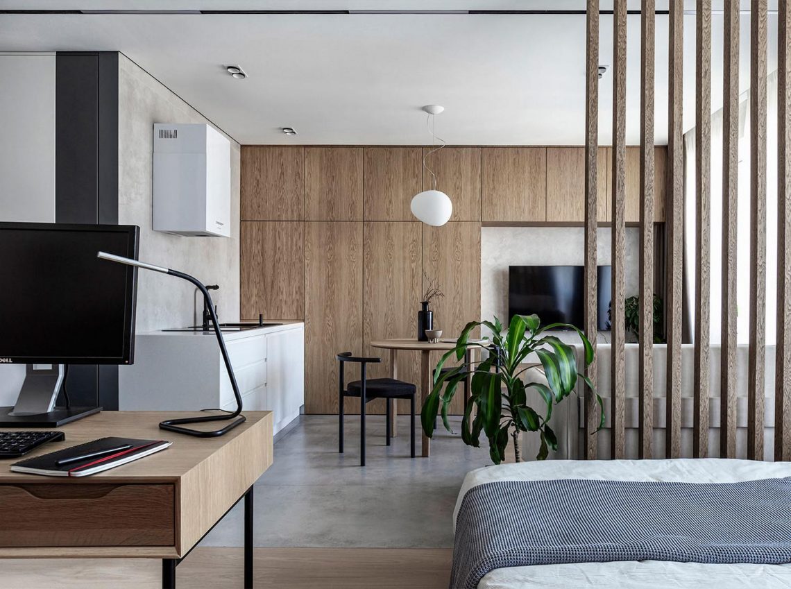 Blogger lány lakása otthoni munkához hangolt berendezéssel, 36m2