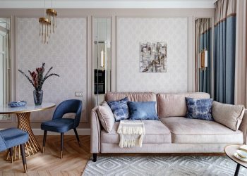 Divattervező hölgy 59m2-es otthona amerikai klasszikus stílusú lakberendezéssel