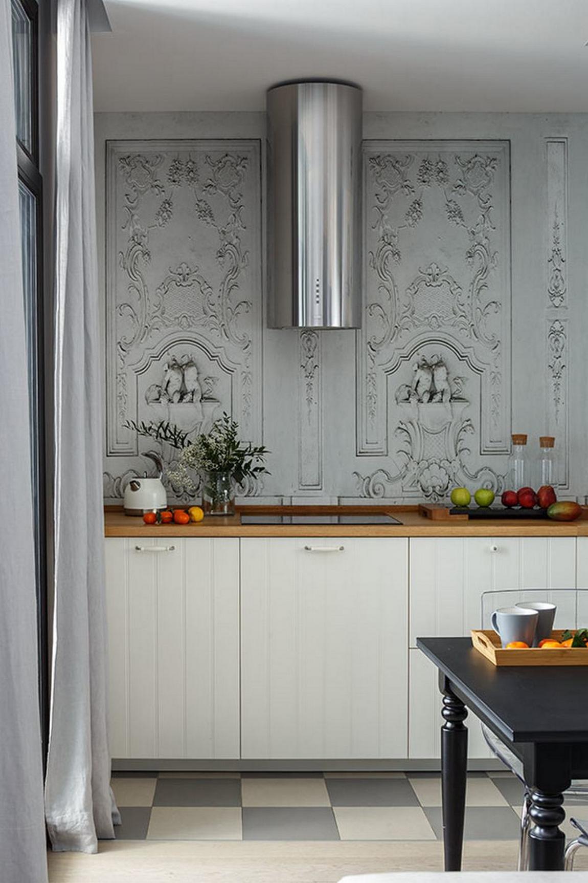 Egyedül élő nő kényelmesre hangolt otthona tágas konyha-nappalival, semleges színpalettával