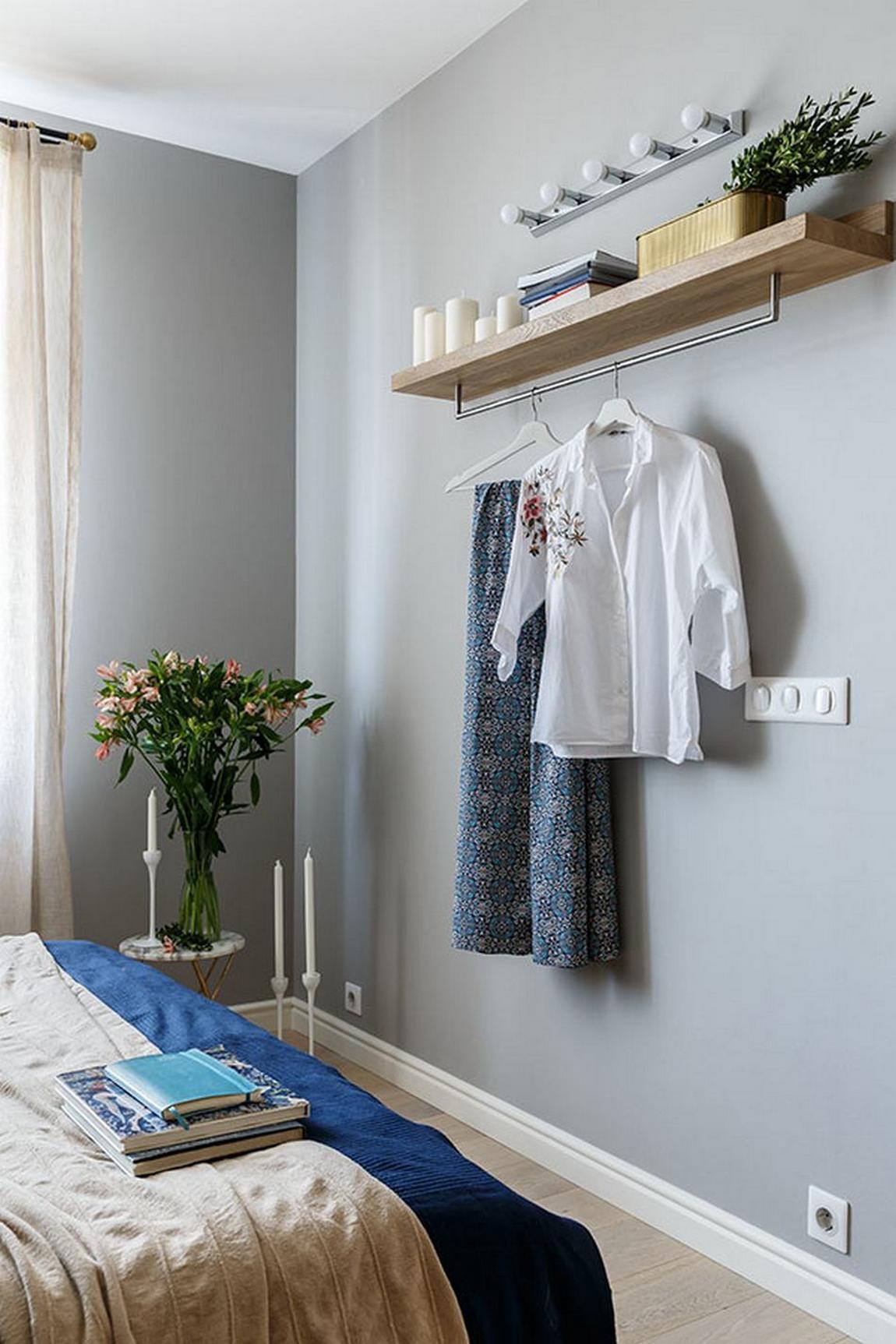 Egyedül élő nő kényelmesre hangolt otthona tágas konyha-nappalival, semleges színpalettával