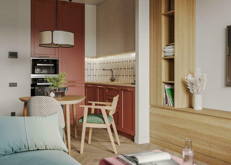 Egyszerű, nem hivalkodó, de egyedi berendezés fiatal nő 40m2-es otthonában