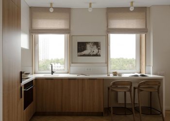 Egyszerű, nyugodt berendezés a tulajdonos anyukájának, egyszobás lakásban