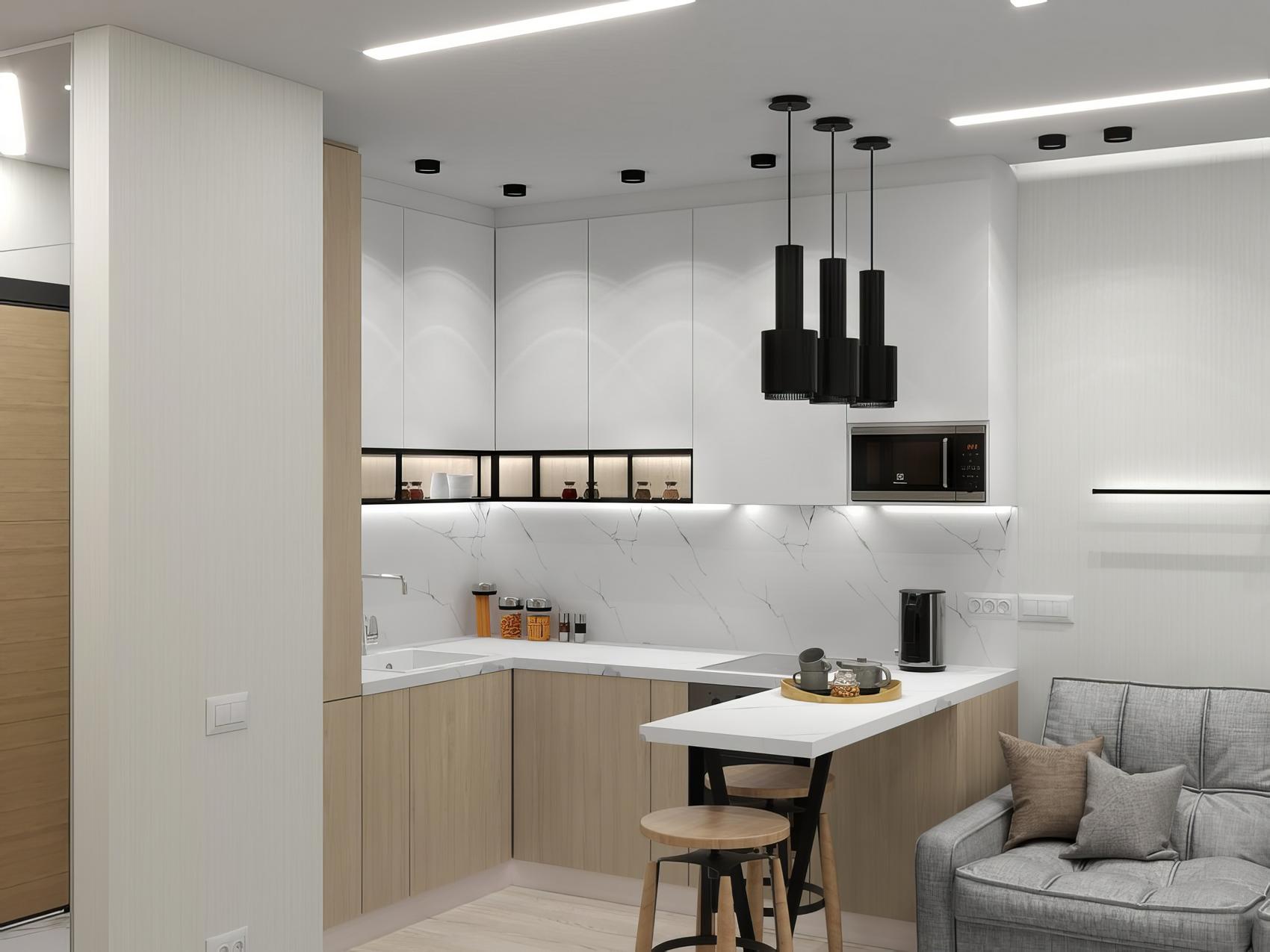 Fiatal házaspár első lakása még gyermek nélkül - könnyű, funkcionális berendezés 30m2-en Fiatal házaspár első lakása még gyermek nélkül - könnyű, funkcionális berendezés 30m2-en