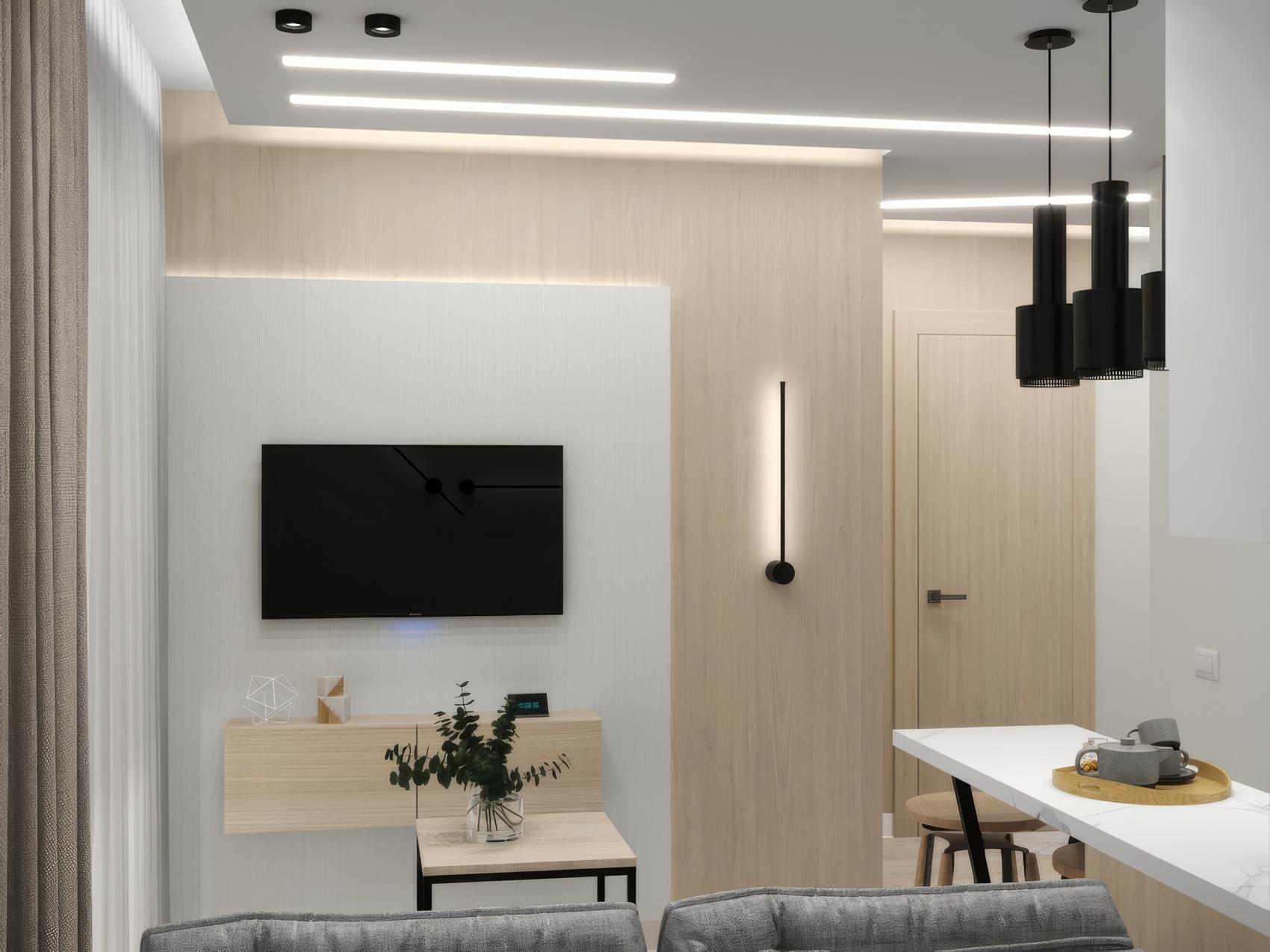 Fiatal házaspár első lakása még gyermek nélkül - könnyű, funkcionális berendezés 30m2-en Fiatal házaspár első lakása még gyermek nélkül - könnyű, funkcionális berendezés 30m2-en