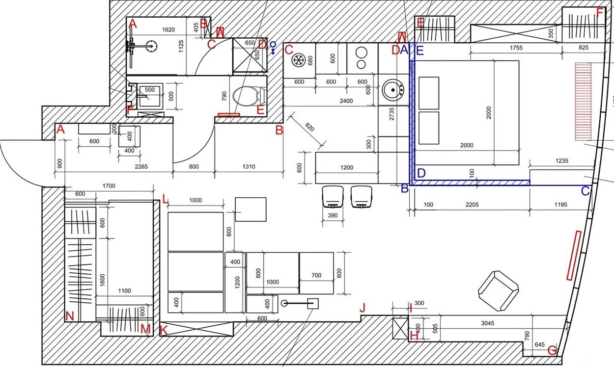 Fiatal orvos modern legénylakása új építésű lakóparkban, 56m2