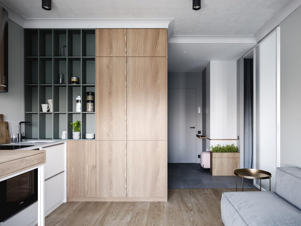 Fiatal pár 33m2-es otthona kényelmes, modern berendezéssel