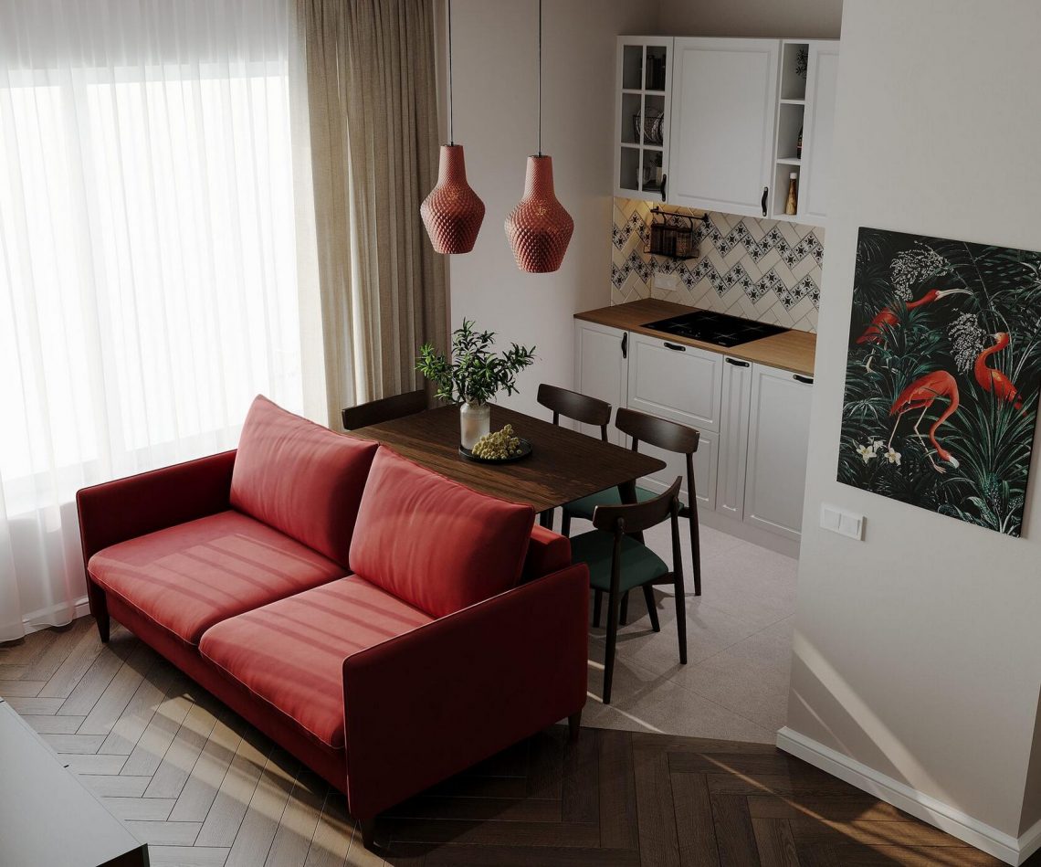 Gyönyörűen megtervezett és egységes lakásbelső 65m2-en