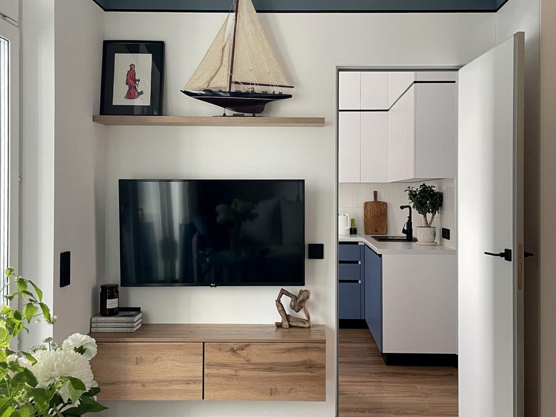 Hogyan lett egyszerű megoldásokkal szuper kis otthon a 35m2-es lakásból