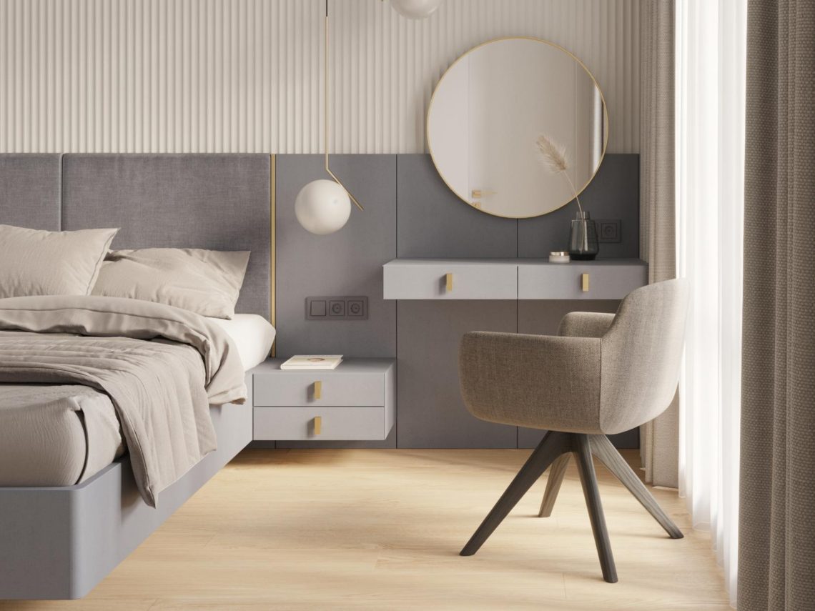 Kétszobásból háromszobás lakás, gyermekes család elegáns otthona 56m2